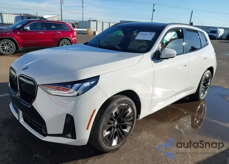 2025 BMW X3 30 xDrive from USA, damaged, VIN 5UX53GP03S9046320